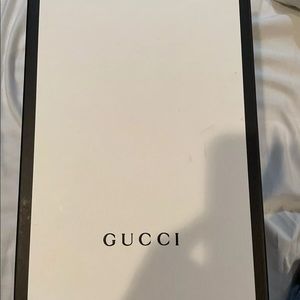 GUCCI Women’s Black Betis Glamour Leather Loafers Size 8.5(US) EUR 38.5